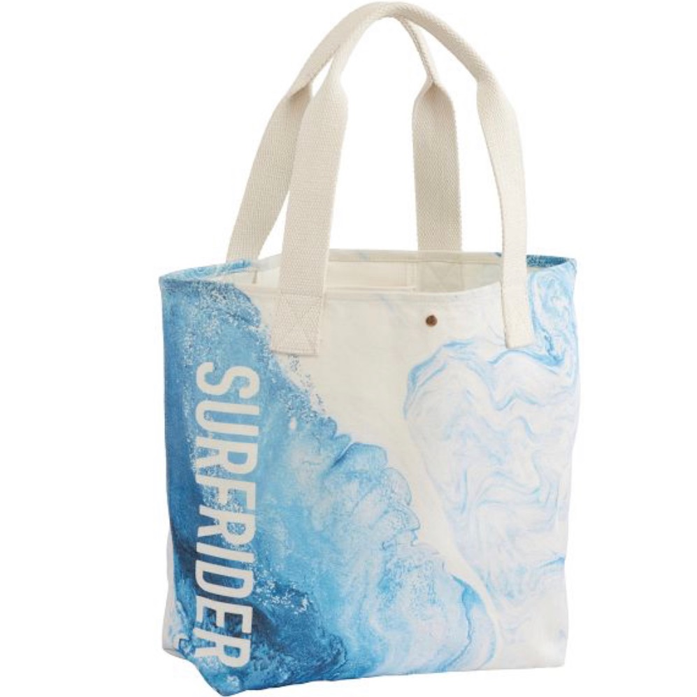 Surfrider Foundation X Pottery Barn Teen Tote Bag Nwt